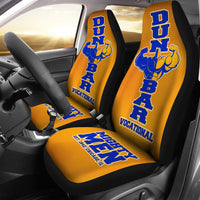 Thumbnail for Dunbar H.S. Chicago, IL  Mighty Men Car Seat Cover-Gold-Customize It