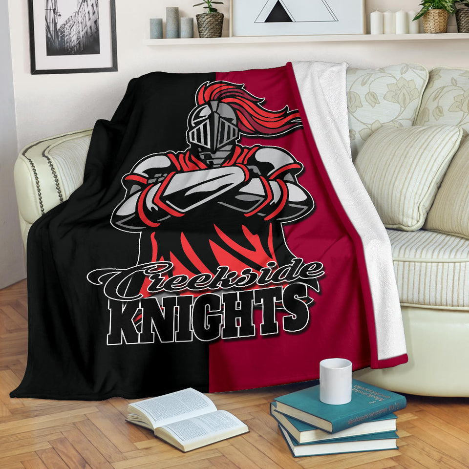 Devil high quality Head Mascot Art Cartoon Premium Blanket