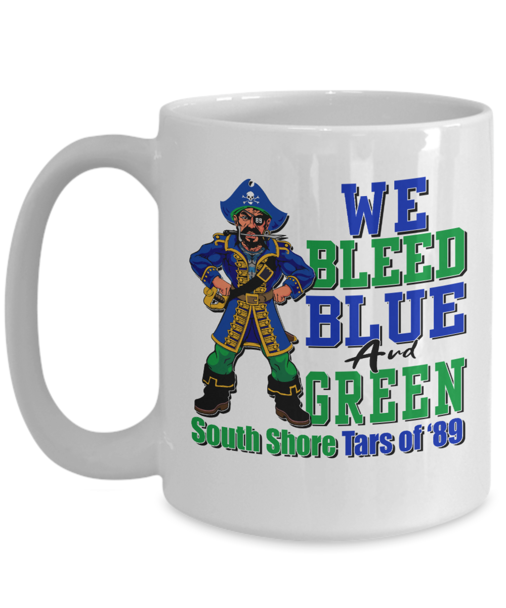 South Shore 89 Mug-WE BLEED BLUE AND GREEN-v1B