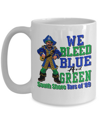 Thumbnail for South Shore 89 Mug-WE BLEED BLUE AND GREEN-v1B