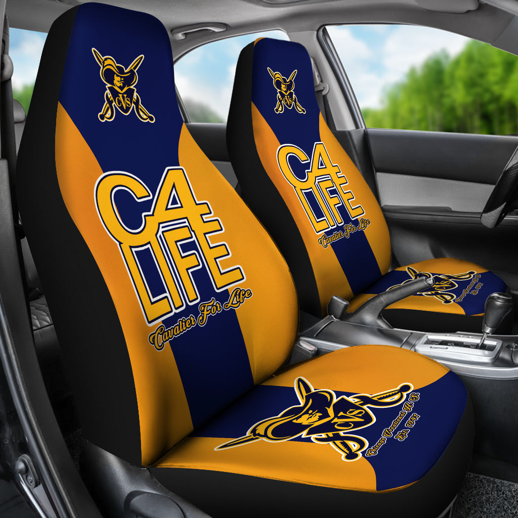 Chicago Vocational-C4L-Car/SUV Seat Cover01 Gold - JaZazzy 