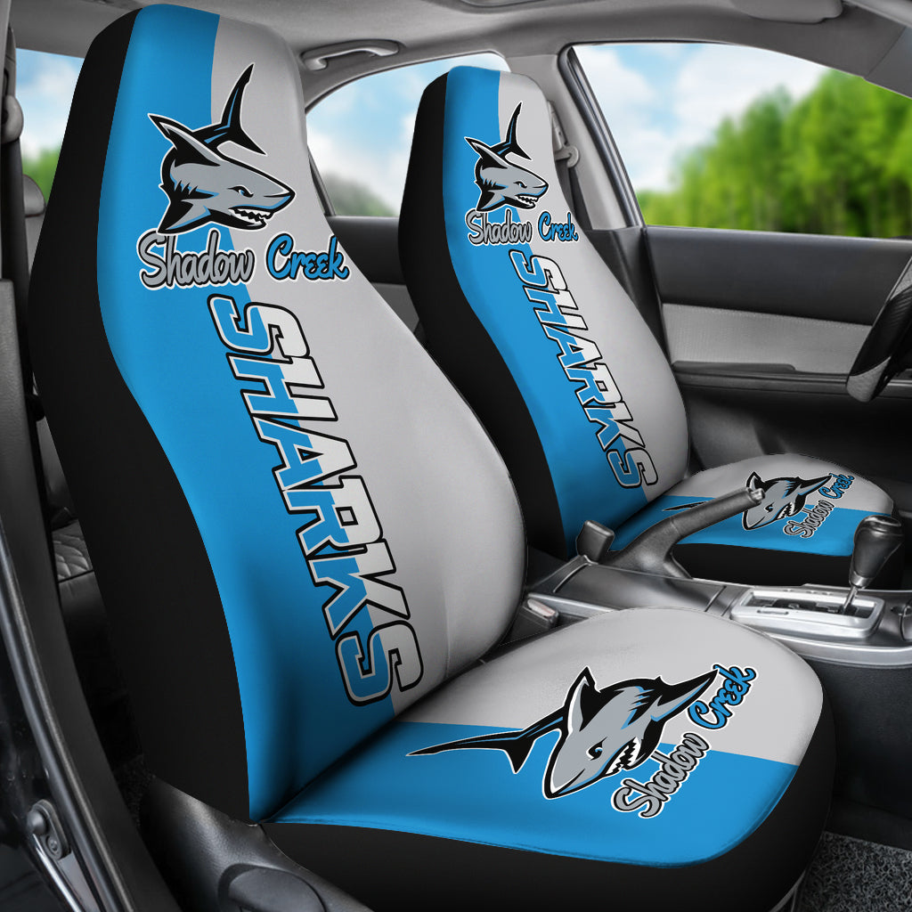 Customizable Name-Mascot Front Car Seat Cover -1B