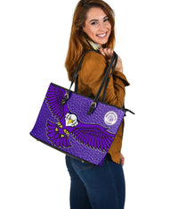 Thumbnail for Englewood Lg. Leather Tote-01C-Purple