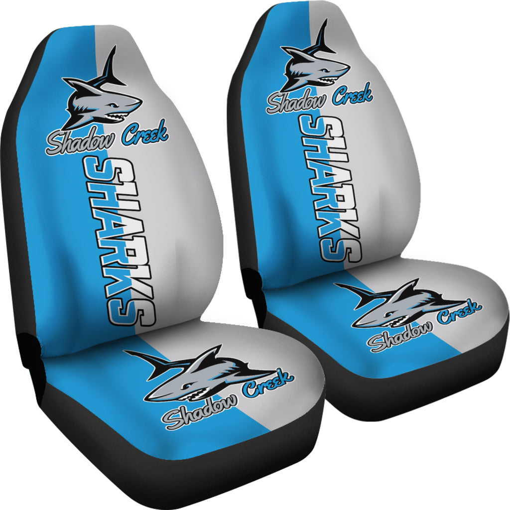 Customizable Name-Mascot Front Car Seat Cover -1B