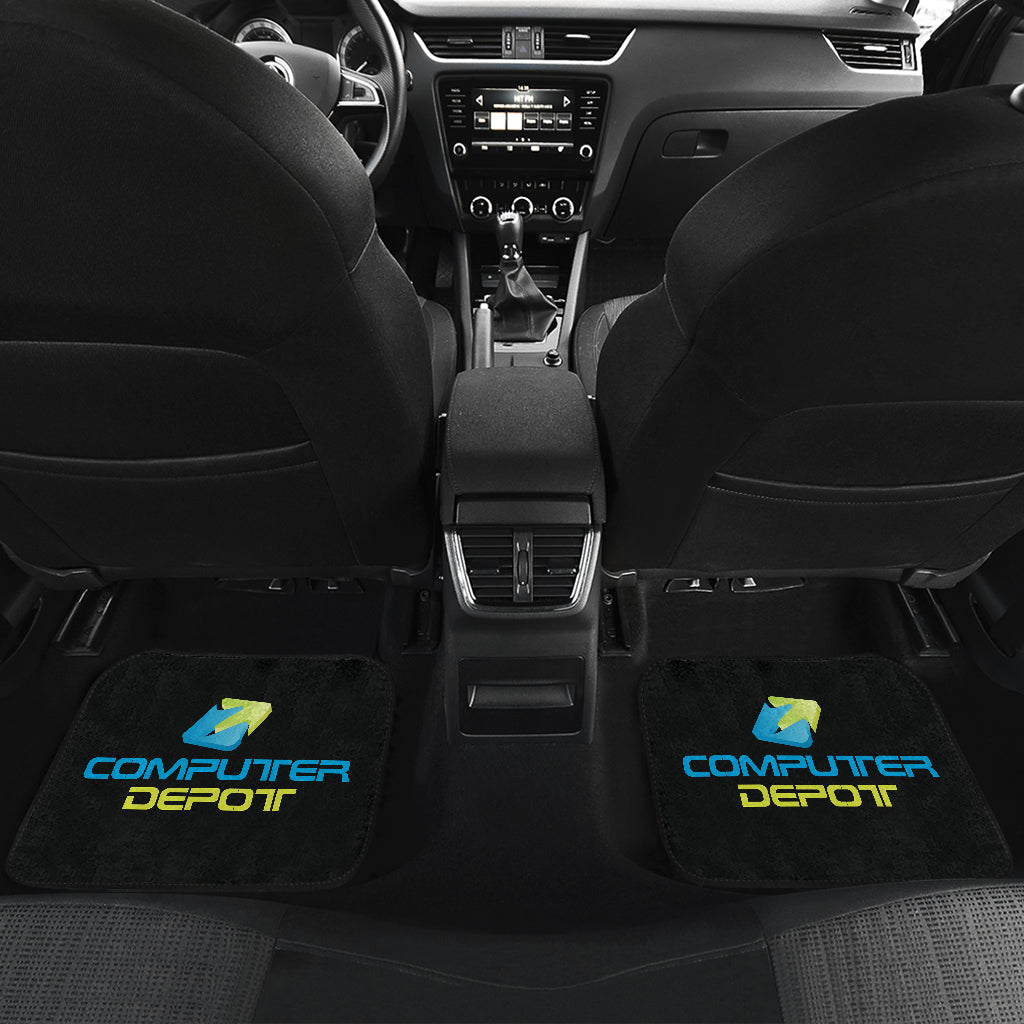 Custom-Computer Depot Car 4pcs. Floor Mat-Blk