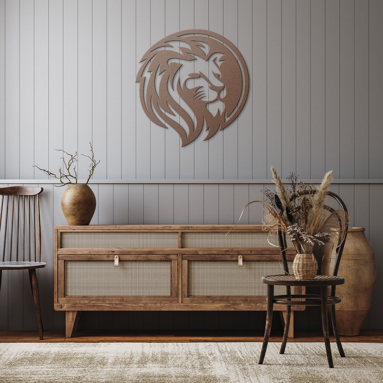 lion-logo-91 Mascot Steel Wall Art