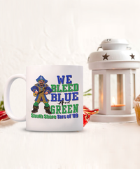 Thumbnail for South Shore 89 Mug-WE BLEED BLUE AND GREEN-v1B